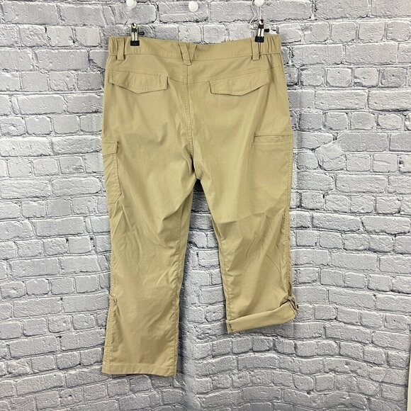 Duluth Trading Co Women’s Nylon Spandex Roll Tab Camp Hiking Pants Size 14 - Picture 2 of 9